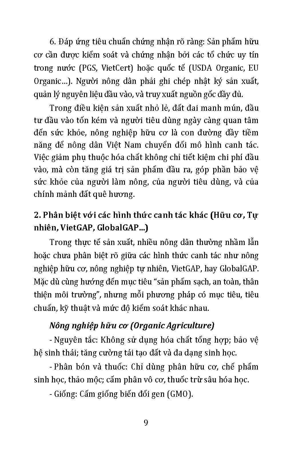 Nông Nghiệp Hữu Cơ - Các Phương Pháp Canh Tác Không Hóa Chất