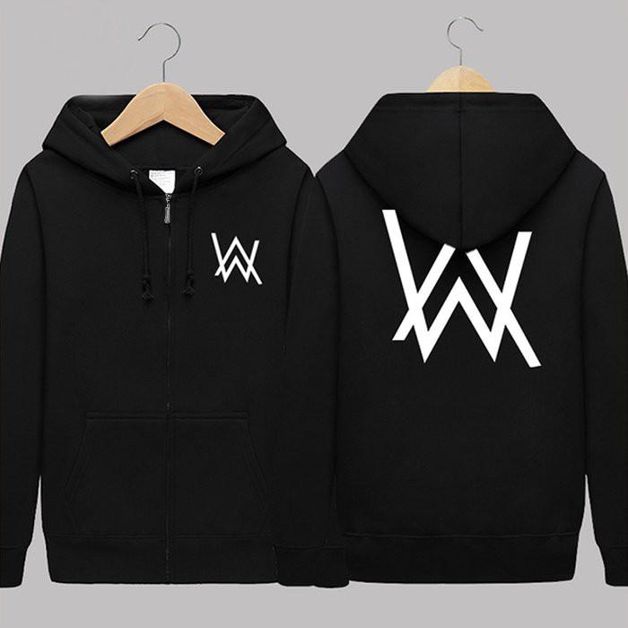 Áo khoác mũ thu đông hiphop thời trang nam nữ alan walker