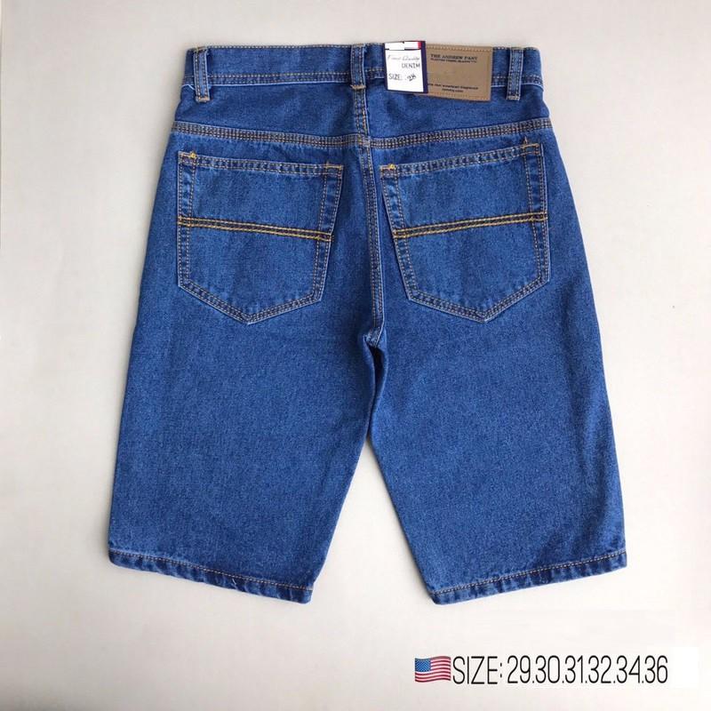 Quần short Jean Nam chất vải Jean cotton form chuẩn đẹp, 03 màu cơ bản Jean013