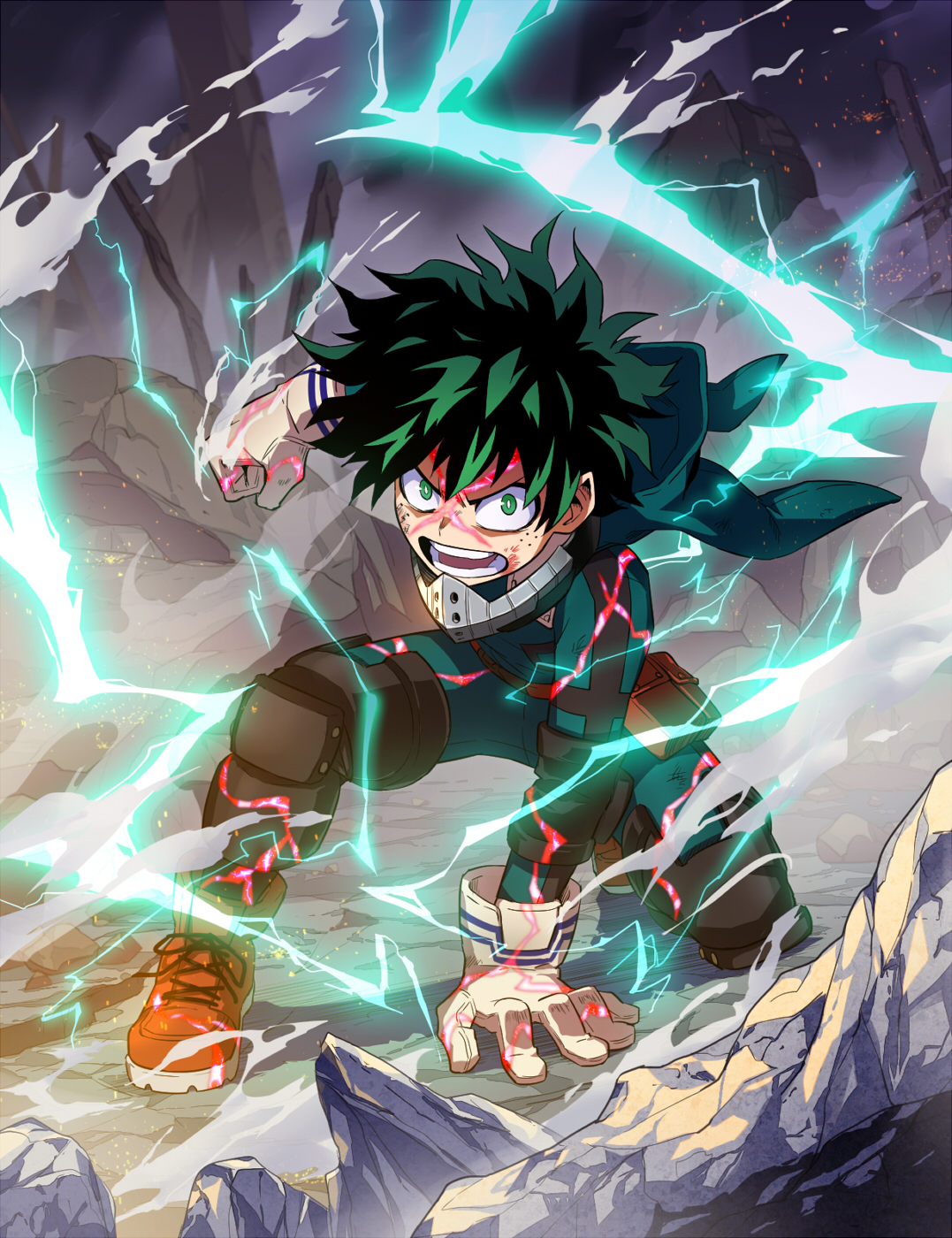 Tranh Poster SET 3 tấm My Hero Academia A4 tấm khác nhau