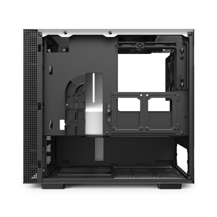 Vỏ case Máy Tính NZXT H210 MATTE BLACK | CA-H210B-B1 (Mini Tower/Màu Đen)-Hàng Chính Hãng