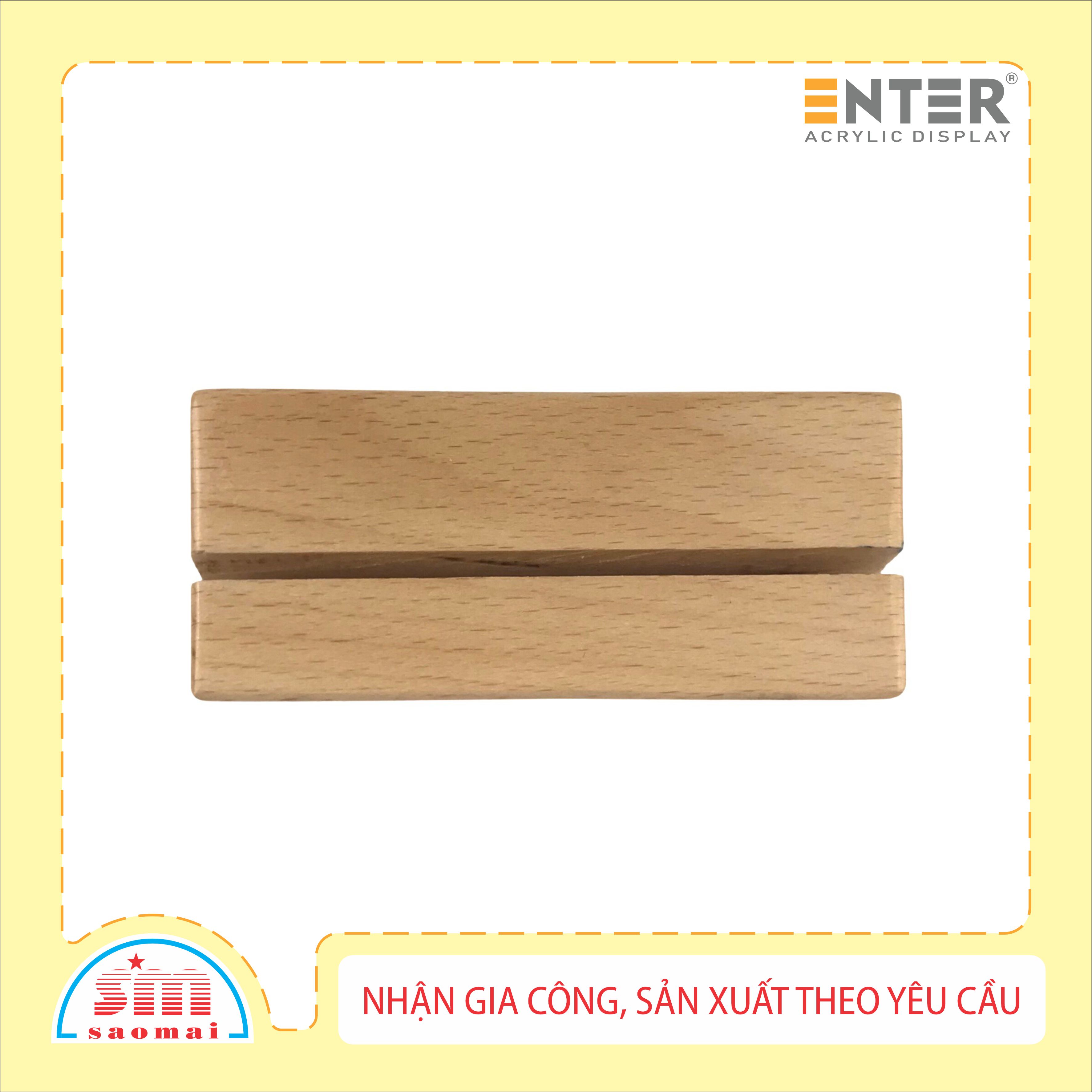 Đế gỗ Enter FG-09 30x30x25mm