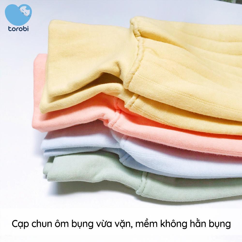 Bộ Chần Bông Ba Lớp Cạp Cao Mềm Mại Ấm Áp Cho Bé 9-16kg