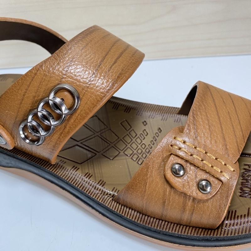 Dép da nam, dép da quai ngang da bò cao cấp bảo hành 12 tháng