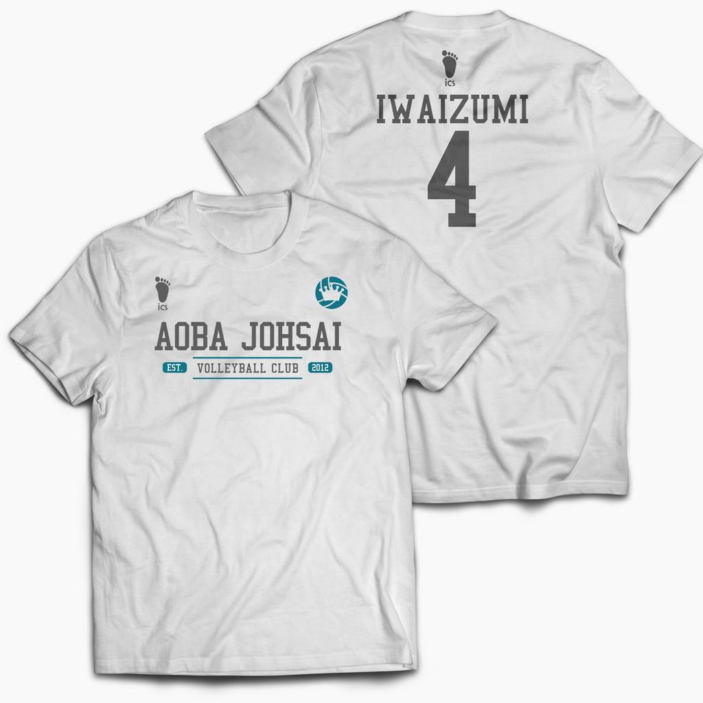 (SALE 50%) Áo thun Haikyuu: Aoba Johsai Volleyball Team Jersey Shirt độc đẹp giá rẻ