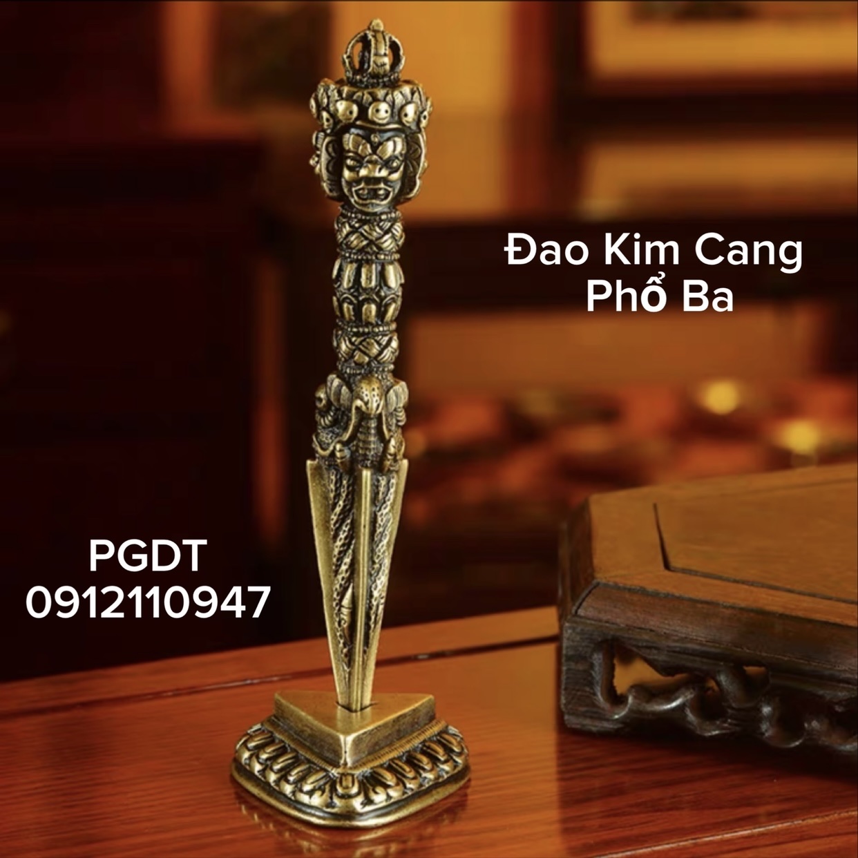 Đao Kim Cang Phổ Ba bằng đồng