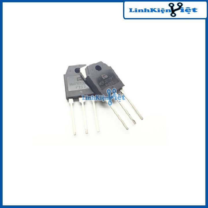 Linh kiện diode xung MBR30100 CTG điện áp 100V dòng điện 30A kiểu chân TO220