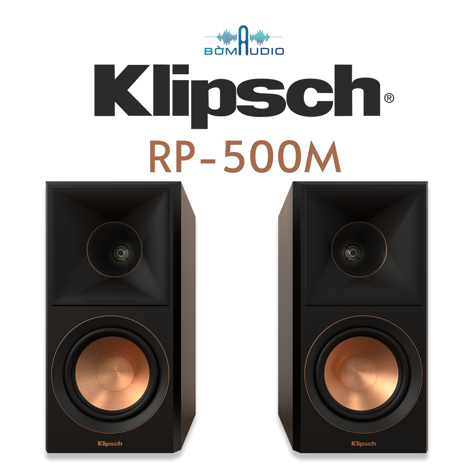 LOA KLIPSCH RP500M (ĐỘ NHẠY 93DB, TẦN SỐ 48HZ-25KHZ) | Hàng chính hãng 100% bảo hành 12 tháng