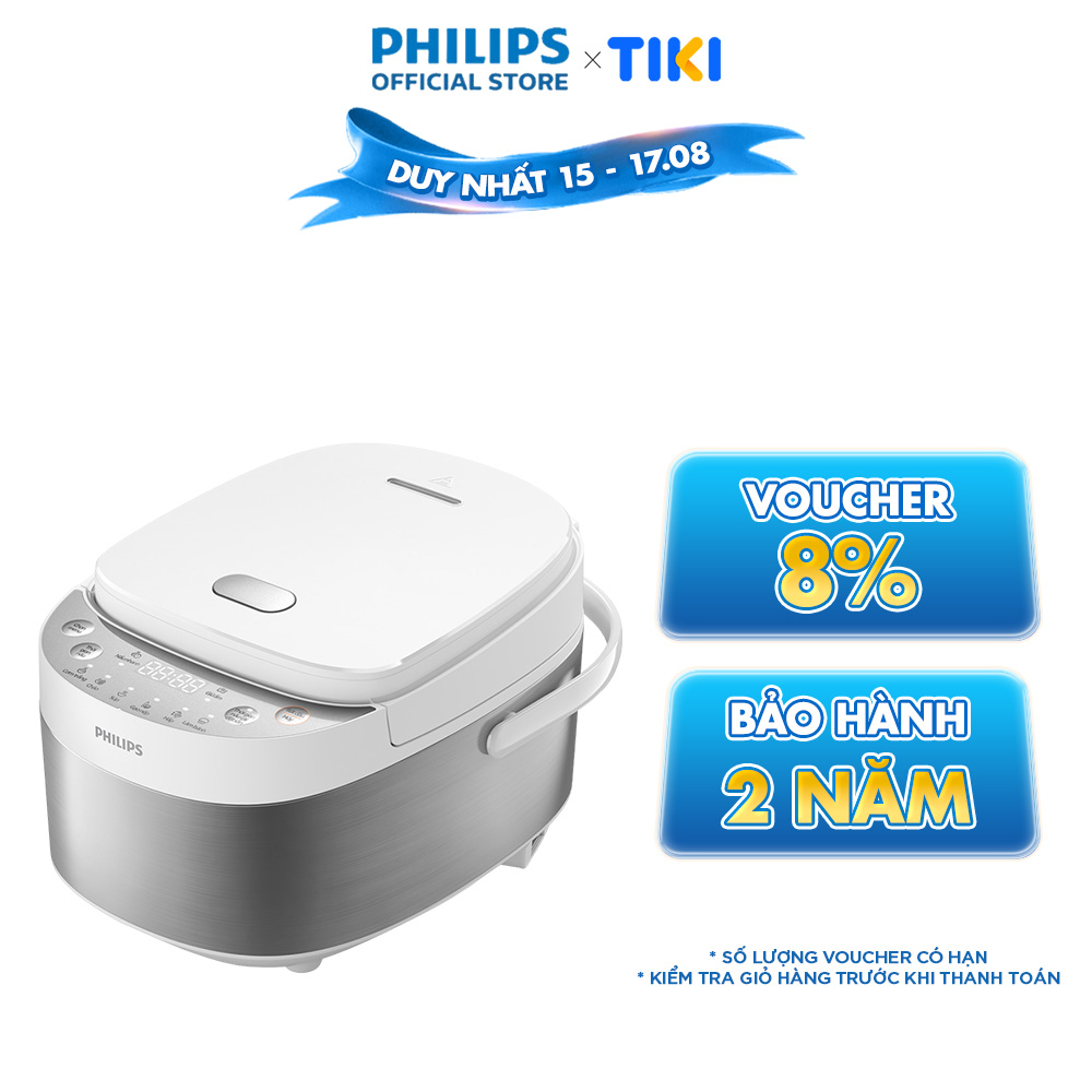 Nồi Cơm Điện Tử 0.8 lít Philips HD3170/66 - Hàng Chính Hãng