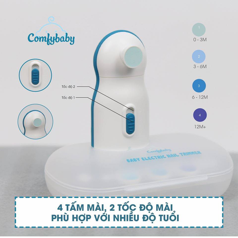 Máy dũa móng tay tự động cho trẻ Comfybaby