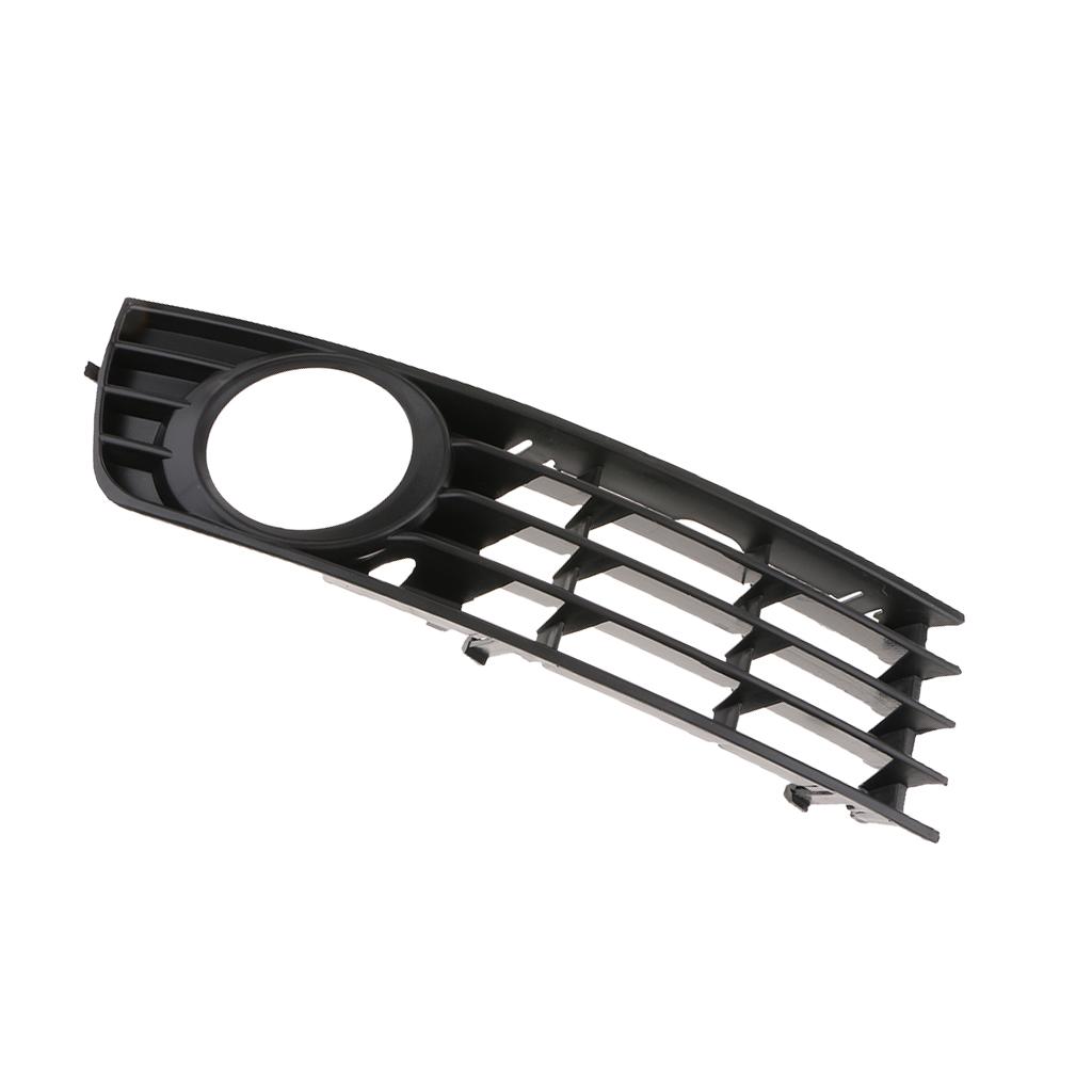 Front Bumper Lower Fog Light Lamp Left Side Grilles For AUDI A4 S4 B6 01-05