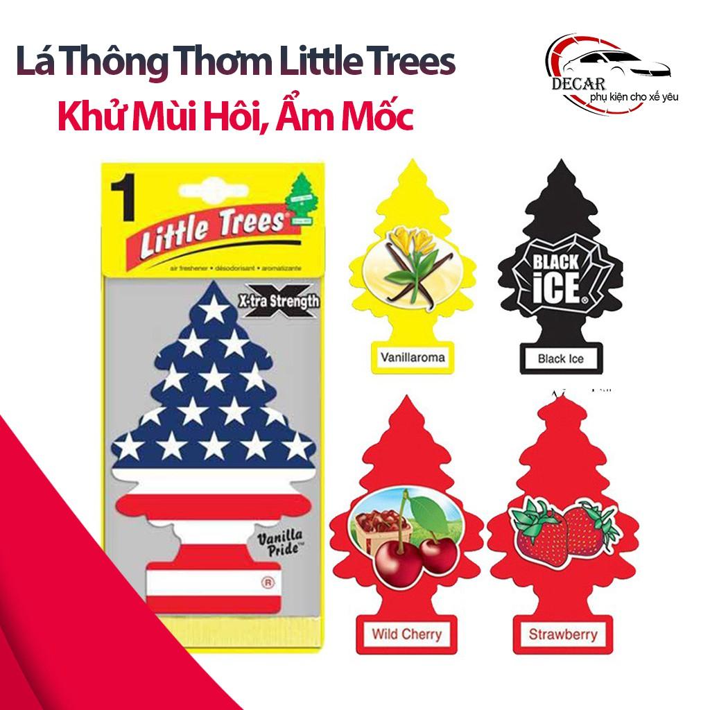 Khử mùi hôi, ẩm mốc tủ quần áo, phòng ngủ, oto xe hơi, lá thông thơm Little trees hương thơm dễ chịu lưu hương lâu