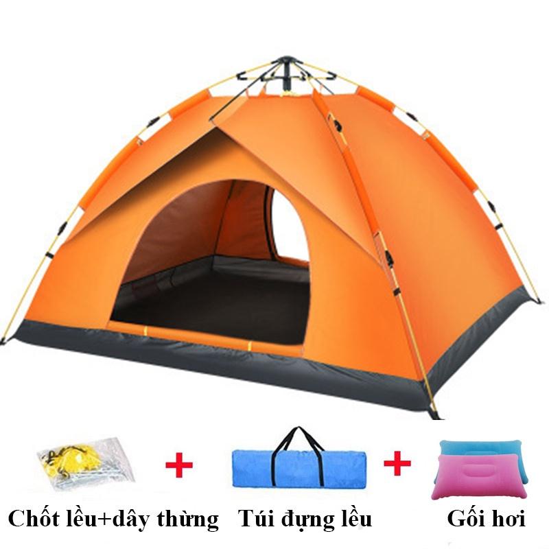 Lều Cắm Trại Du Lịch Tự Động 2-5 người, Chống Nước, Chống Tia Tử Ngoại, Lều Tự Bung