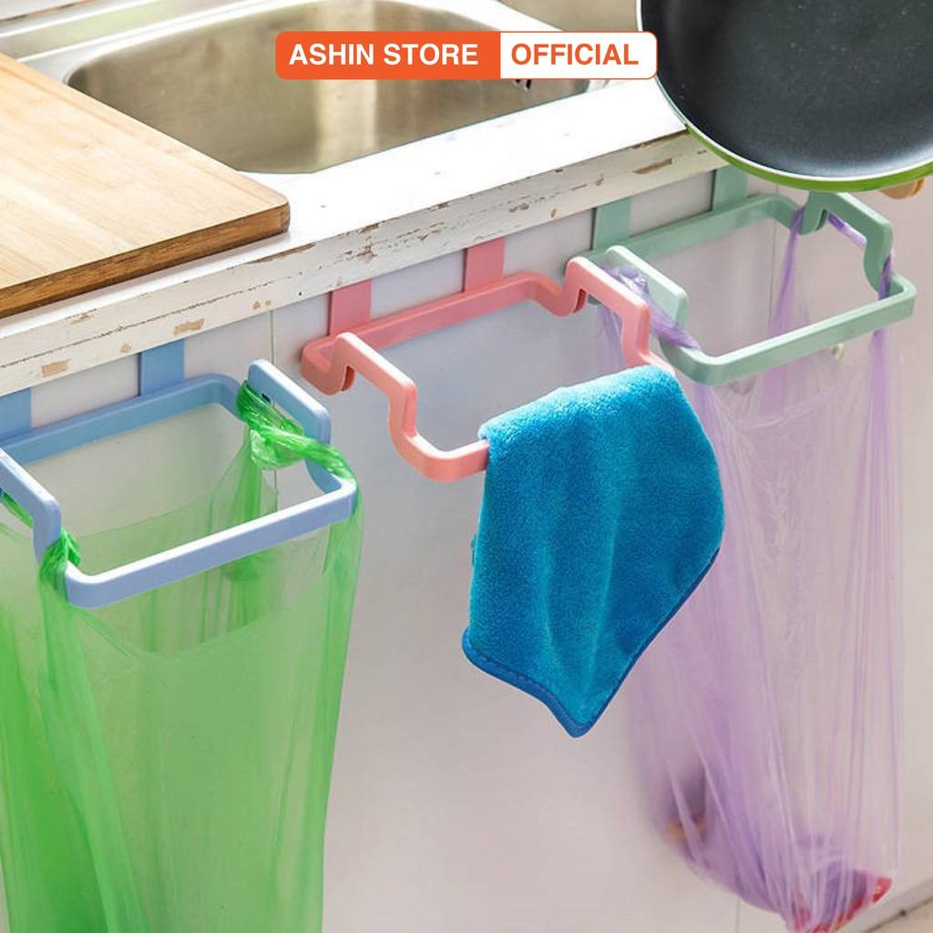 Giá Nhựa Treo Khăn, Túi Nilong Dùng Để Đựng Rác