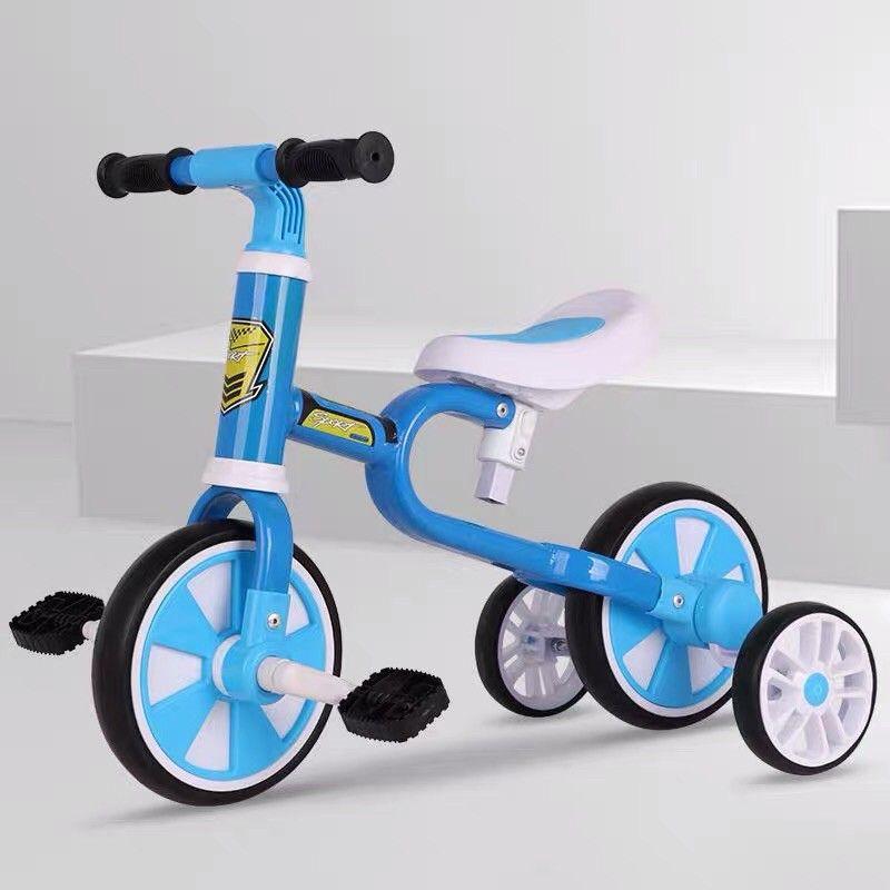 Xe đạp xe chòi chân xe thằng bằng 4 bánh đa năng an toàn cho bé