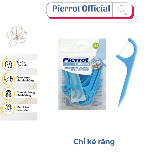 Chỉ kẽ răng PIERROT FLOSSERS tiệt trùng giúp làm sạch kẽ răng