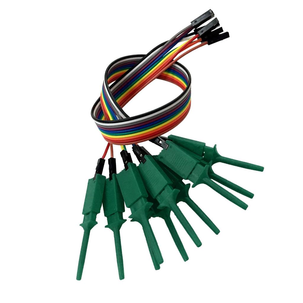 10 Pieces Logic Analyzer Cable Probe Test Hook Clip Line