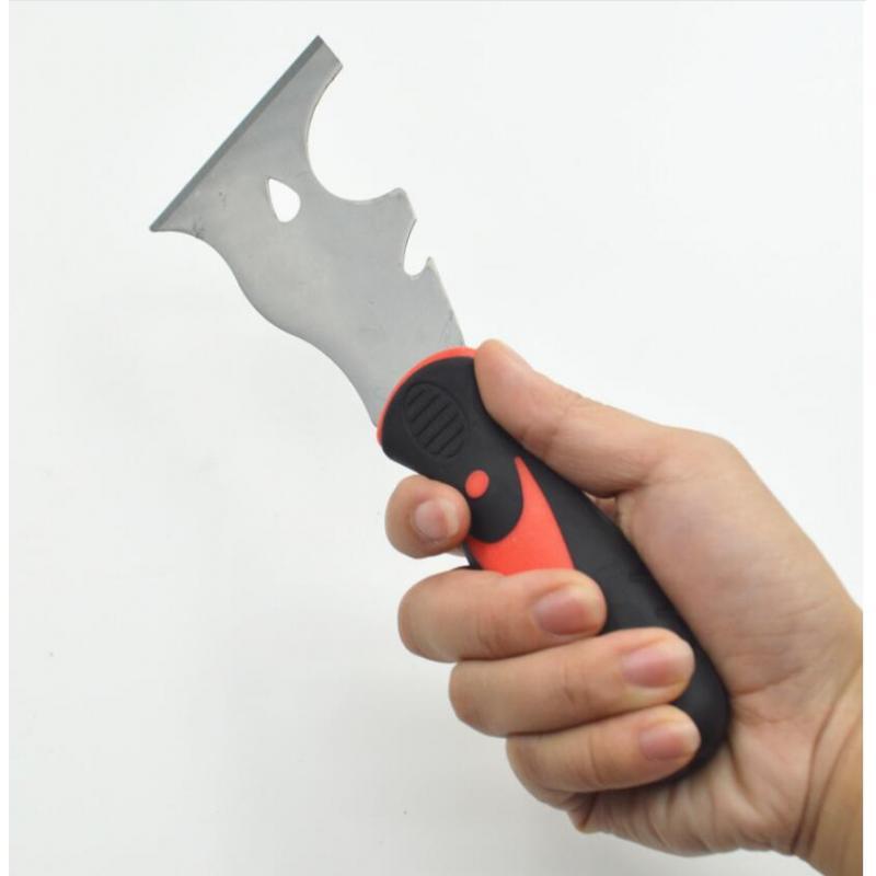 3''inch Paint Scraper Stainless Steel Putty Knife Putty Knife Scraper 9 in 1 Tools Spackle Knife Caulk Removal Tool Can Opener Wallpaper Scraper