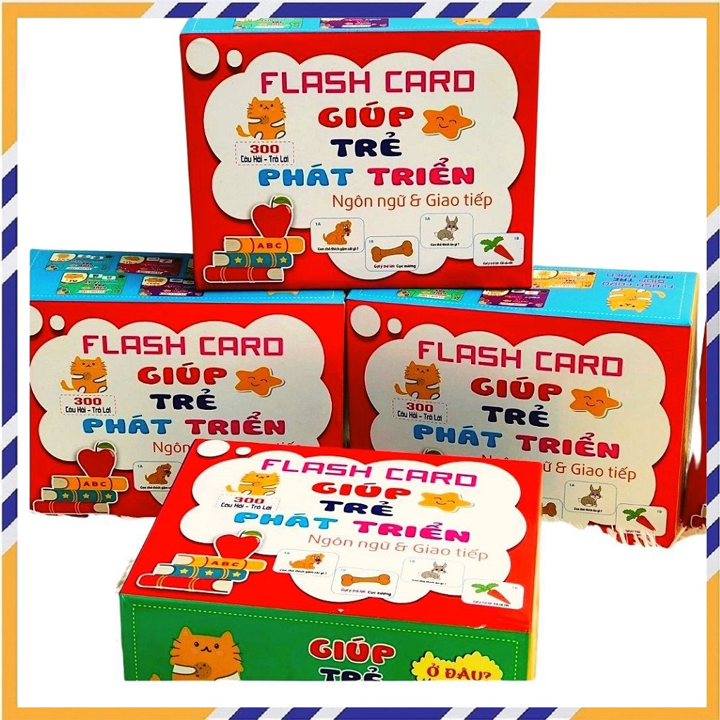 Thẻ Học Thông Minh Cho Bé, Bộ Flashcard 300 Câu Hỏi Và Trả Lời Giúp Bé Phát Triển Ngôn Ngữ Giao Tiếp, Đồ Chơi Giáo Dục Cho Bé