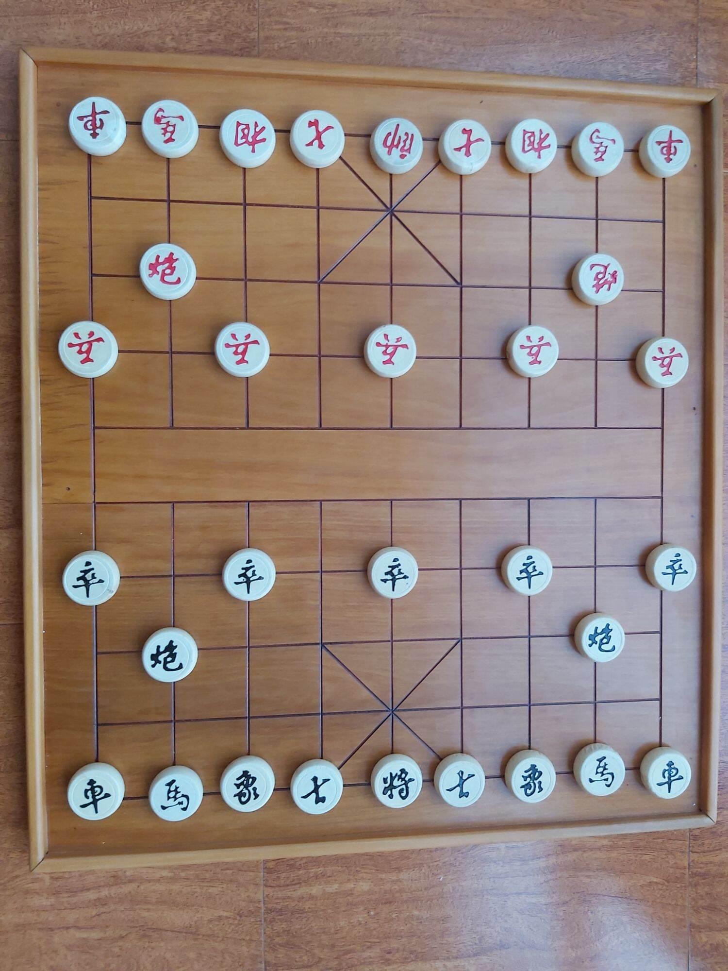 Bàn cờ tướng gỗ giáo vàng có ngăn A60