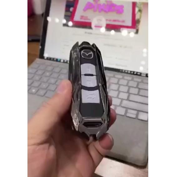 HAI MẪU ỐP BẢO VỆ KHÓA cho XE MAZDA 6 MAZDA 3 MAZDA 2 MAZDA CX5 CX8 HỢP KIM CAO CẤP