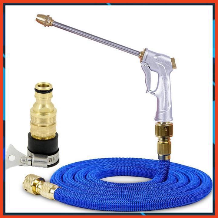 Bộ dây và vòi xịt tăng áp lực nước rửa xe tưới cây loại 7.5m 206733
