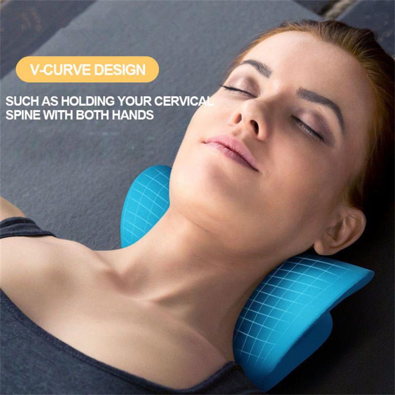 Cổ Tử Cung Cổ Lực Kéo Hỗ Trợ Massage Trọng Lực Gối Giảm Đau Lưng Kéo Dài Thư Giãn Cổ Sửa Máy Mát Xa