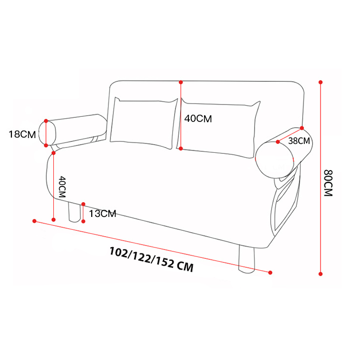 [Tặng 2 gối] Ghế sofa giường gấp gọn đa năng - Giường sofa thông minh gấp thành ghế tiết kiệm diện tích 150x190cm