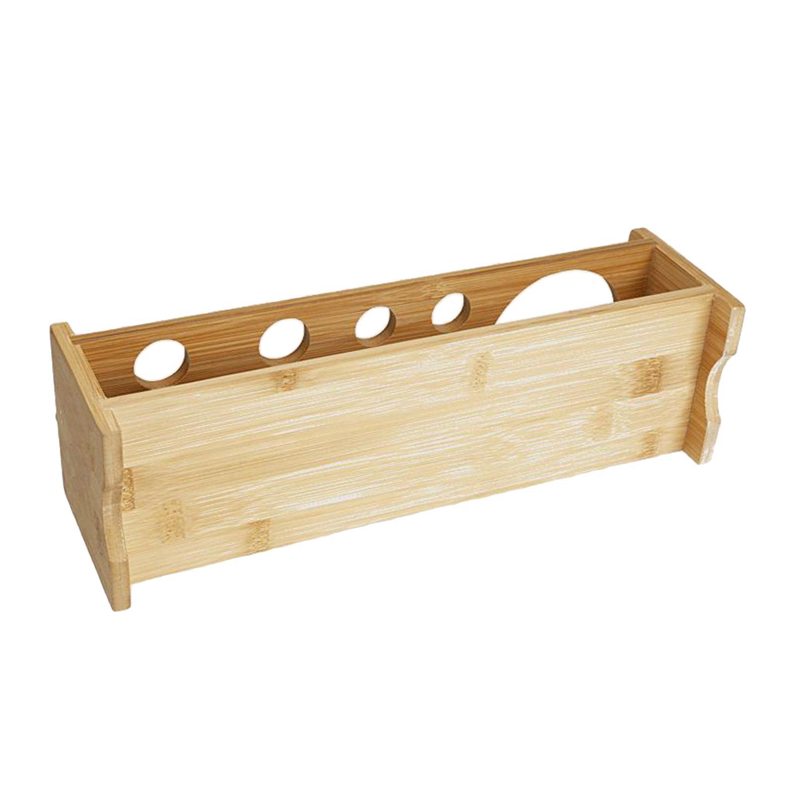 Cocktail Bartending Set Wooden Stand Bartender Kits Stand for Home Beginners