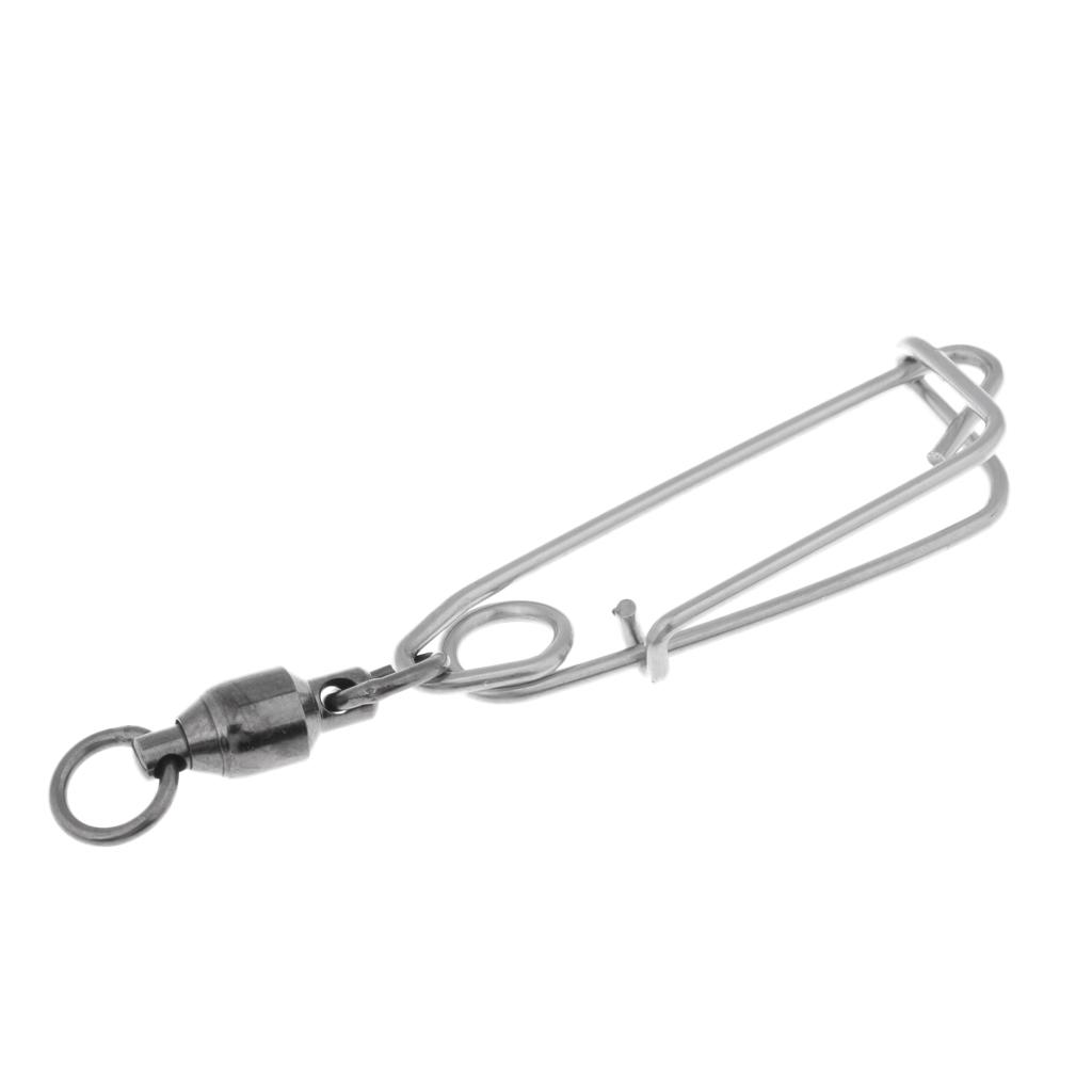 Ball Bearing Swivel Coastlock Snap Connector Fast Swivel Fishing Tackle