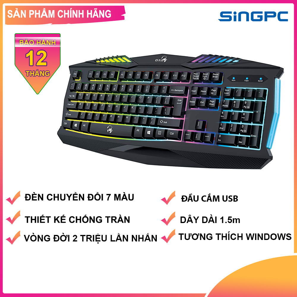 Bàn phím Gaming Genius Scorpion K-220 Hàng Chính Hãng