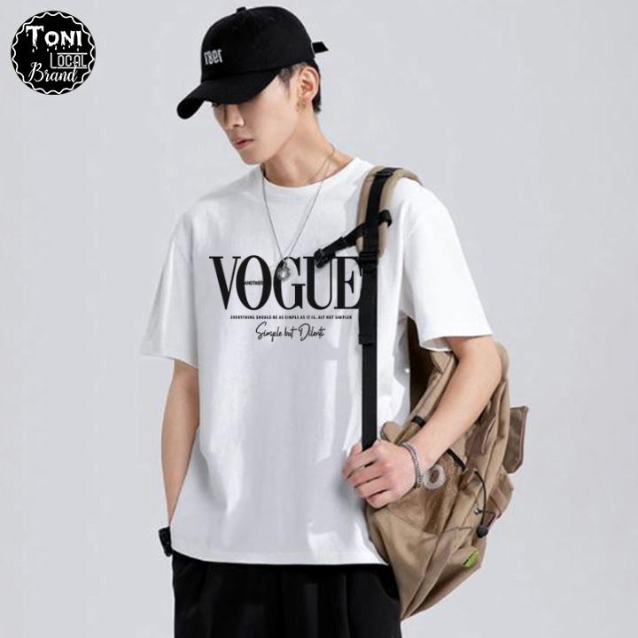 Áo Thun Tay Lỡ Local Brand VOGUE Cotton 100 form rộng nam nữ Unisex (AT2200L - Full Box - Kèm Video Ảnh Thật)