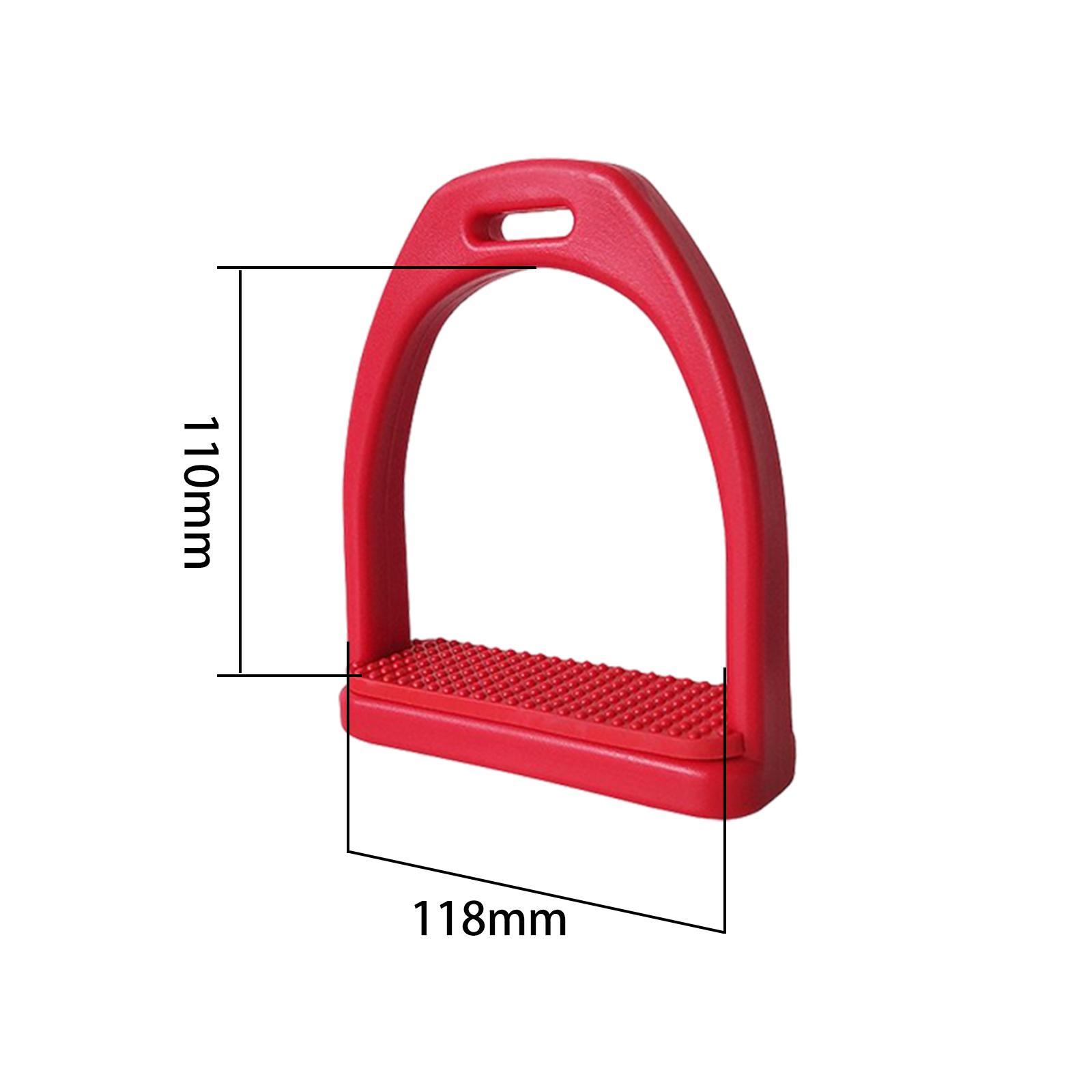 2Pcs Horse Riding Stirrups Non Slip Tool Rubber Pad for Horse Riding Outdoor