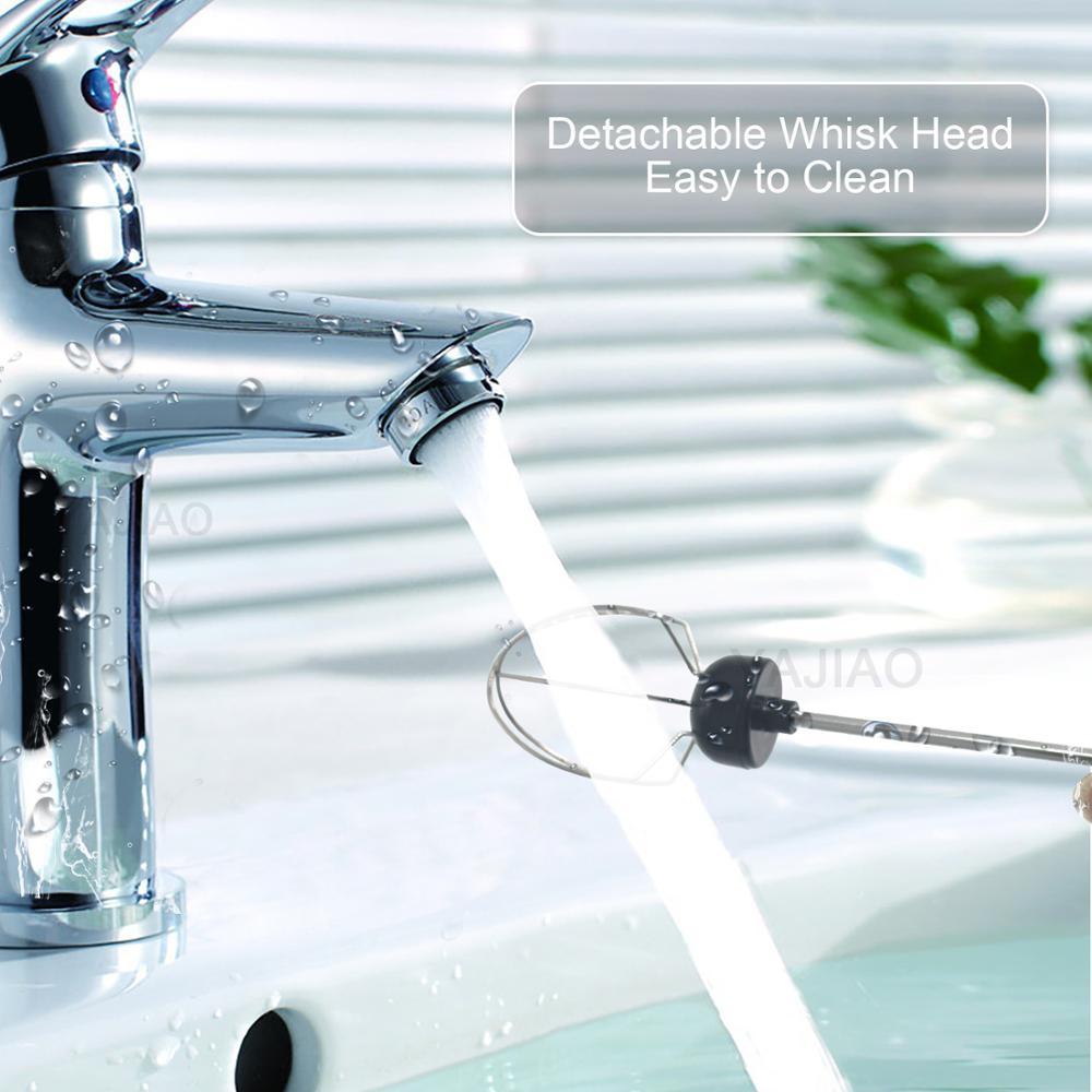 YAJIAO Điện Mới Trộn Xay Sinh Tố Bọt Sữa Cầm Tay Có Sạc USB Dock Không Bong Bóng Máy Làm Đánh Cho Cà Phê Cappuccino