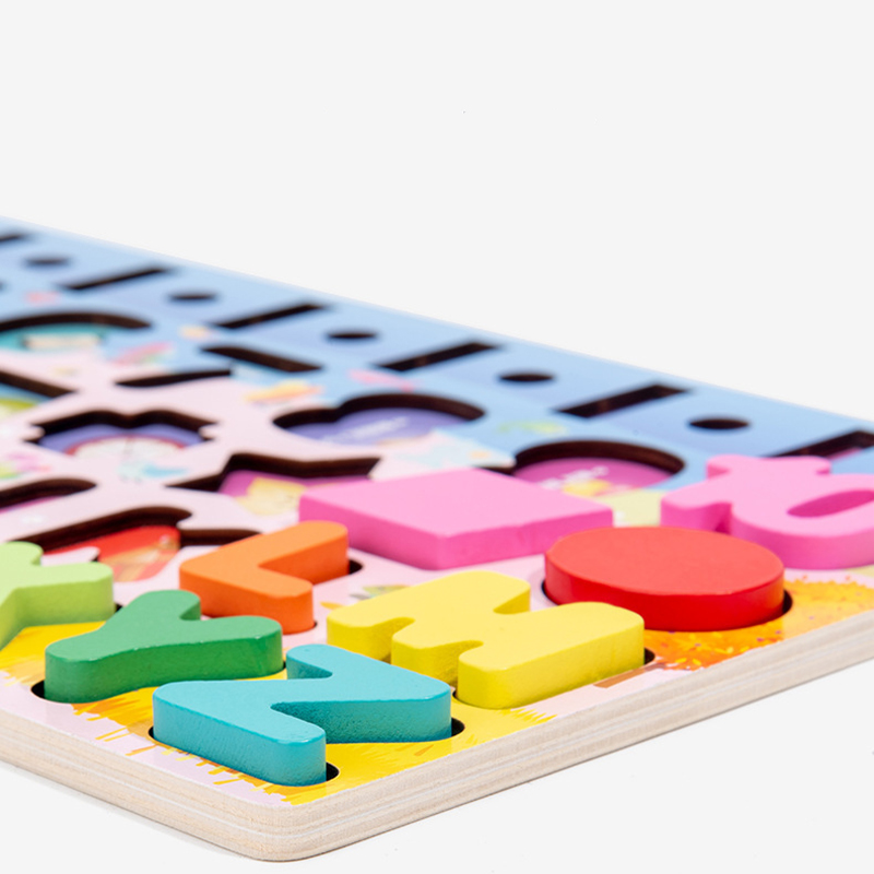 Đồ chơi câu cá gỗ kèm số tư duy và bảng chữ cái 6 in 1