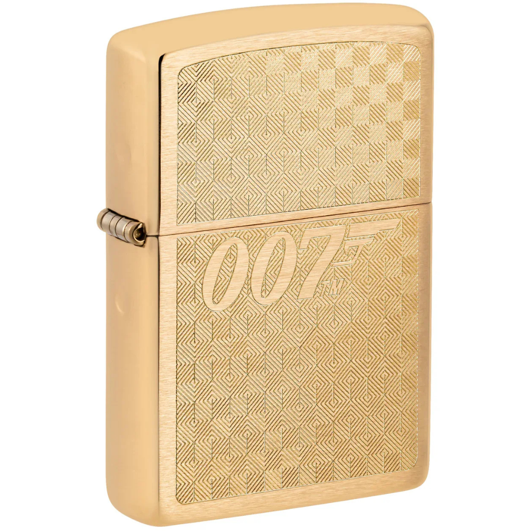 Bật Lửa Zippo Chính Hãng James Bond 007 Textured Design - Zippo Mỹ Khắc Logo Điệp Viên Cao Cấp