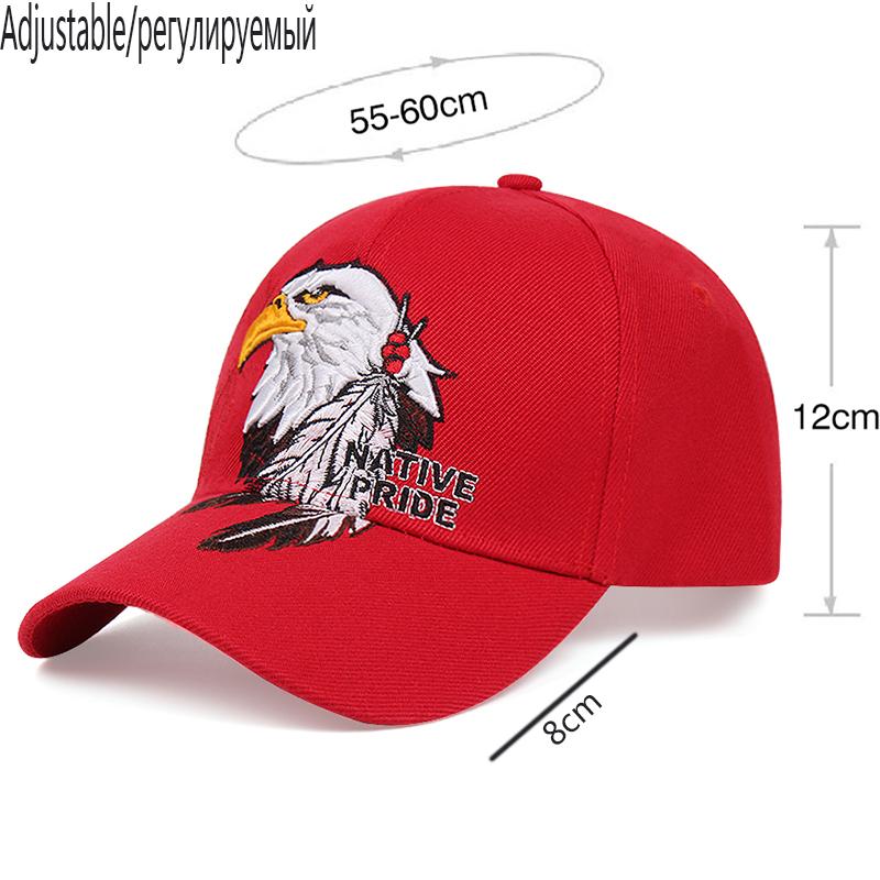 Unisex đại bàng thêu Snapback hip hop mũ mũ chiến thuật mũ bóng chày đáng yêu mũ câu cá câu cá cho nam giới phụ nữ Color: Blue Size: Adjustable 56-60cm