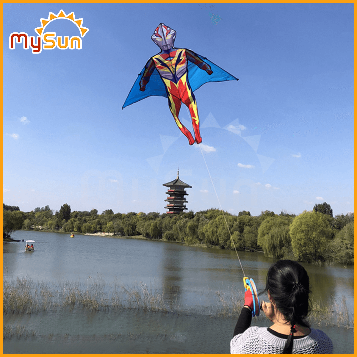 DIỀU siêu nhân người nhện công chúa 1m2 1m6 1m7 2m 3D cho bé trai gái giá rẻ tặng dây thả diều