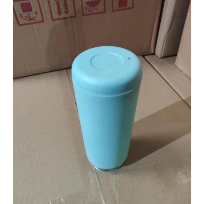 Bình Nước Thủy Tinh Bọc Nhựa 450ml Họa Tiết Huơu Giữ Nhiệt Tốt