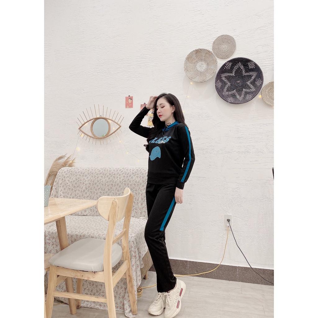 Sét đồ nữ đồ Bộ mặc nhà đẹp bigsize 44 - 70kg Đồ bộ nữ cotton quần dài Đồ bộ thun có túi Y co giãn 4 chiều KIMSHOP