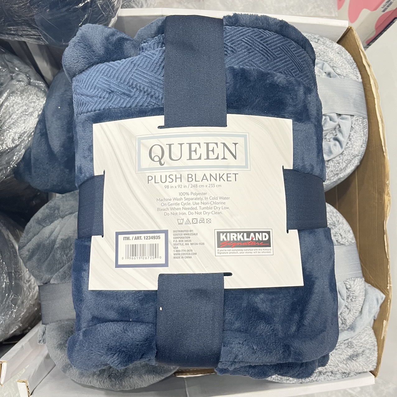 Chăn lông cừu Queen Plush Blanket 248x233cm