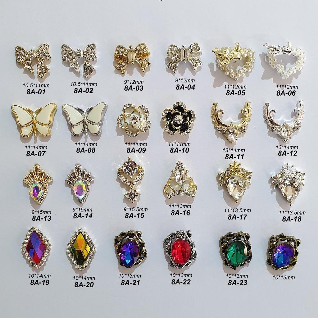 Charm Đá Kiểu Cao Cấp Đính Móng 8A