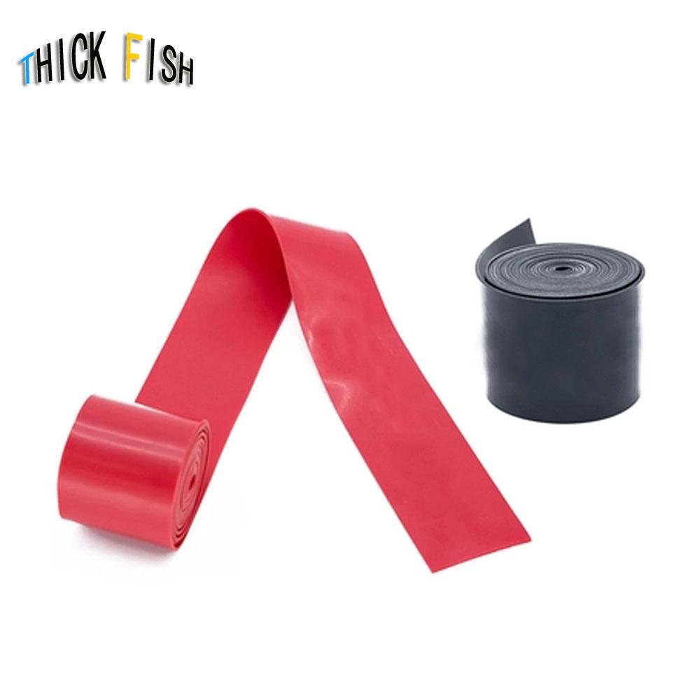 Băng tập cơ thể dục dải lông băng băng Băng áp lực băng bó mắt cá chân dán cơ bắp Color: Red 2000x50x1mm