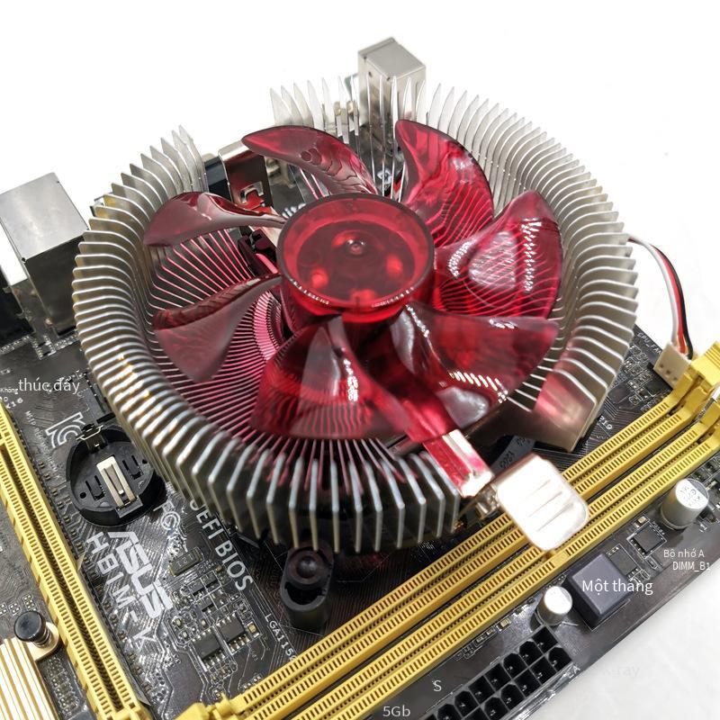 Bộ tản nhiệt CPU máy tính để bàn thương hiệu lớn theo phong cách mới nhất Quạt cpu đa nền tảng AMD 775 1155 tắt tiếng