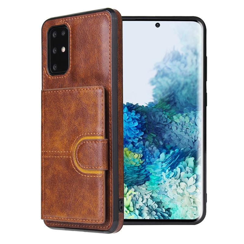 Ốp điện thoại da nam châm có ngăn đựng thẻ cho Samsung Note20 S20 FE Ultra Note10 S10 Plus