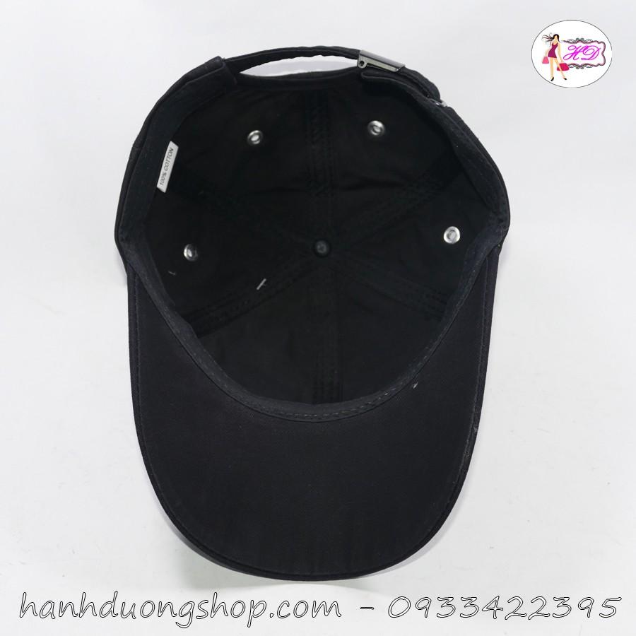 Nón kết thời trang in dẻo sò lồng da chất liệu vải kaki mềm mại