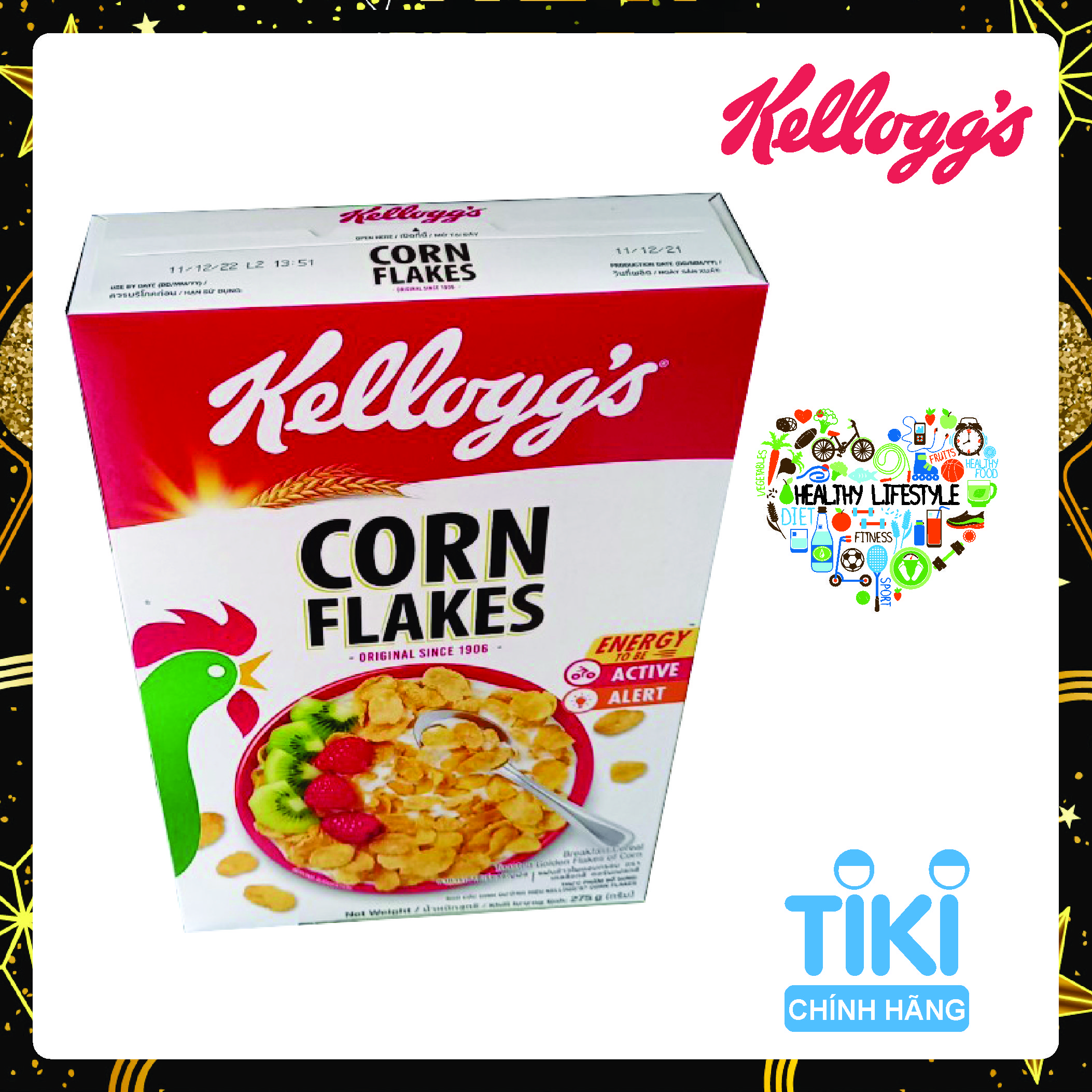 Ngũ Cốc Ăn Sáng Kellogg's Corn Flakes 275g