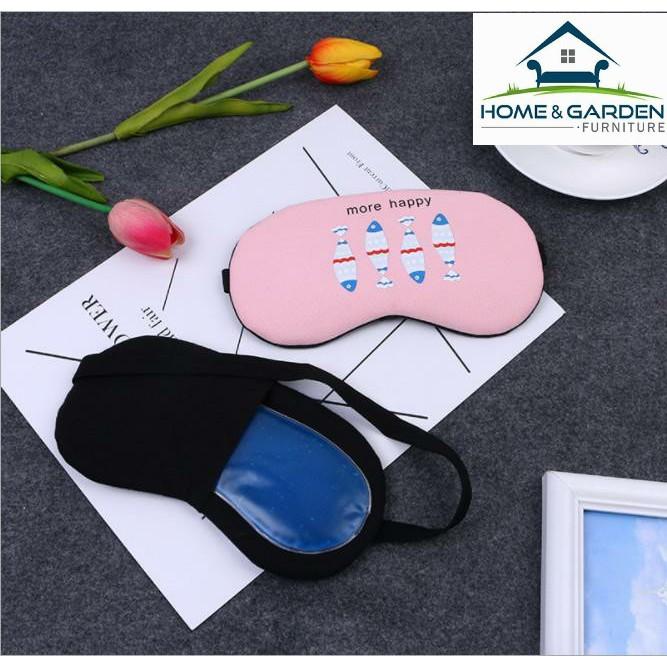 Bịt mắt ngủ kèm gel làm mát mắt hoạt tiết ngộ nghĩnh cực kì cute