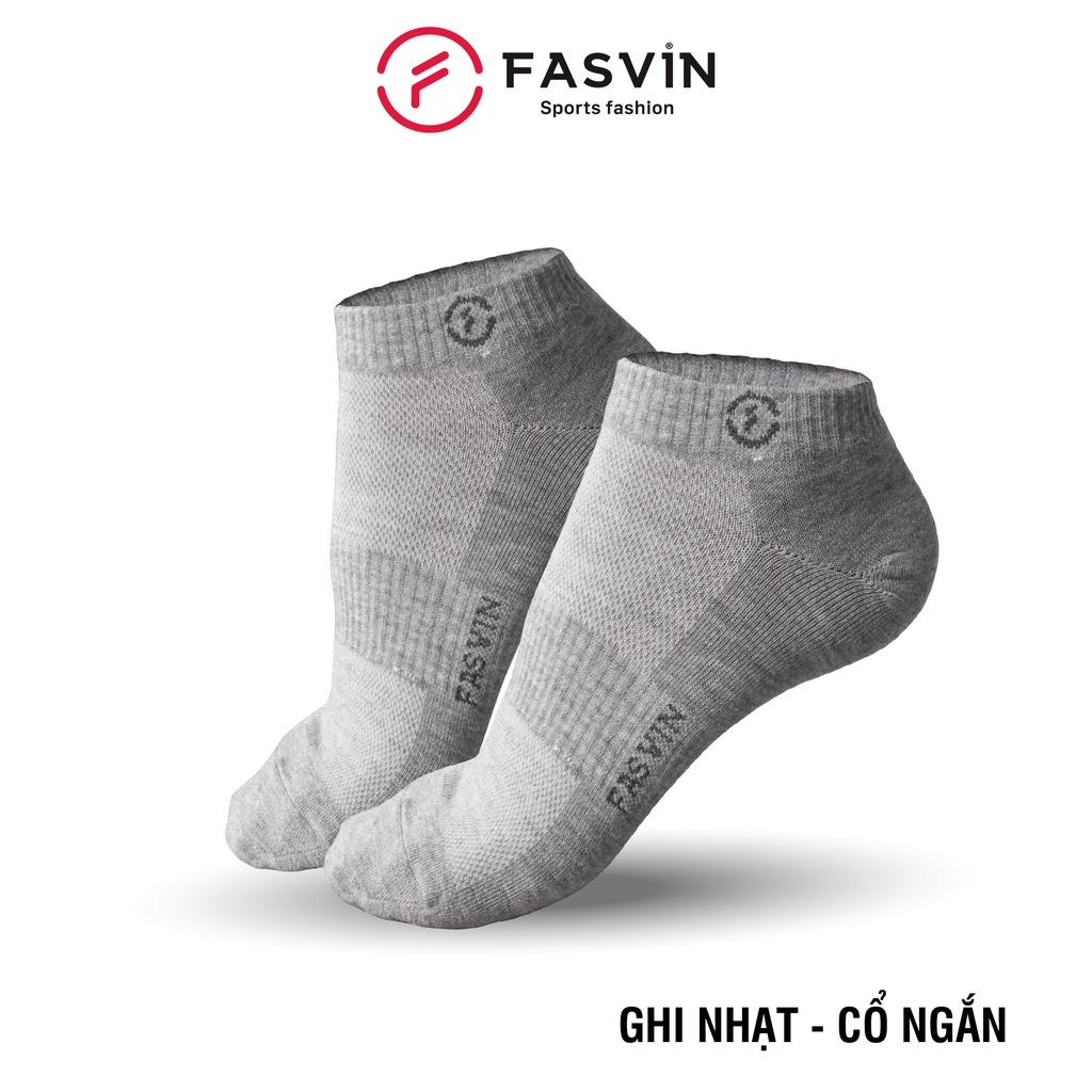 Tất Nam Cổ Ngắn FASVIN Mềm Mịn Co Giãn Tốt TN21901.HN