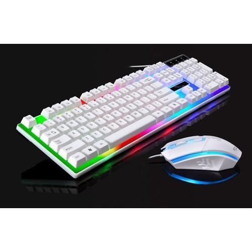 Bàn Phím Chuột Giả Cơ G21(PHIÊN BẢN MỚI NHẤT) Chuyên game có led 7 màu dùng cho laptop máy tính